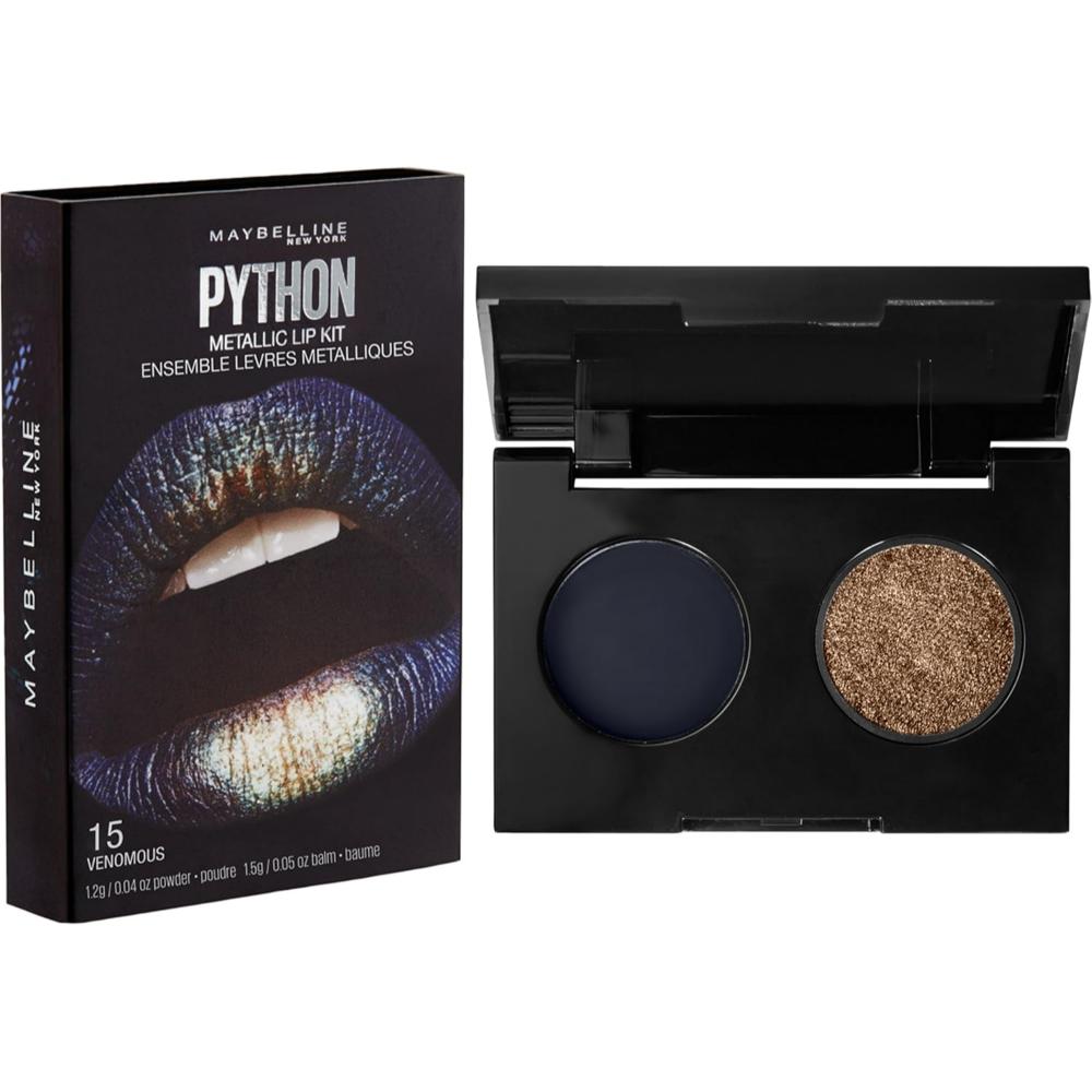 globe trotter MAYBELLINE - Lip Studio Python Metallic Lip Makeup Kit 15 Venomous 2.7g