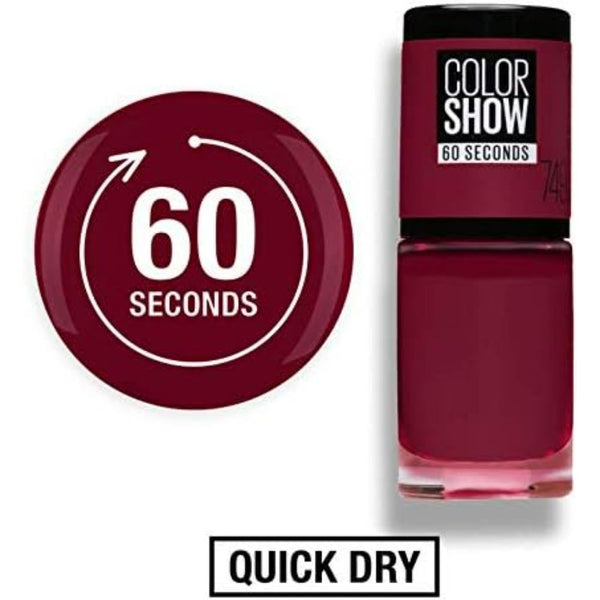 Globe Trotter Maybelline MAYB Color Show Nail Polish Number 20 Blush Berry