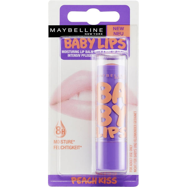 Globe Trotter Maybelline New York Baby Lips Moisturising Lip Balm Peach Kiss