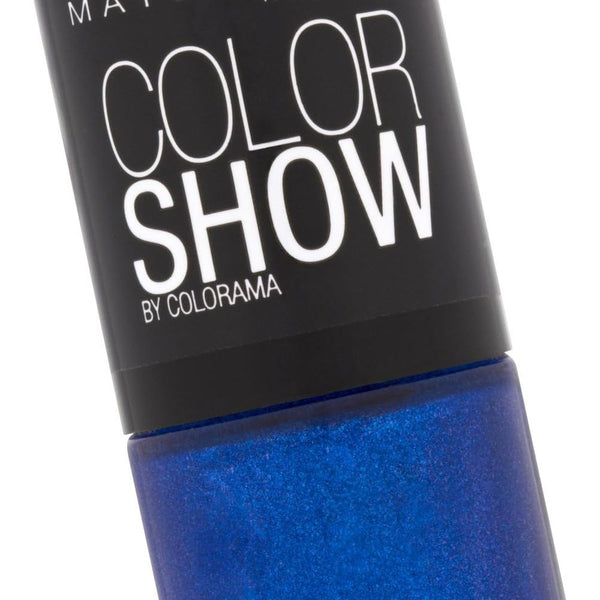 Globe Trotter Maybelline New York Color Show Nail Polish Quick Drying 661 Ocean Blue – [Pack Of 3]