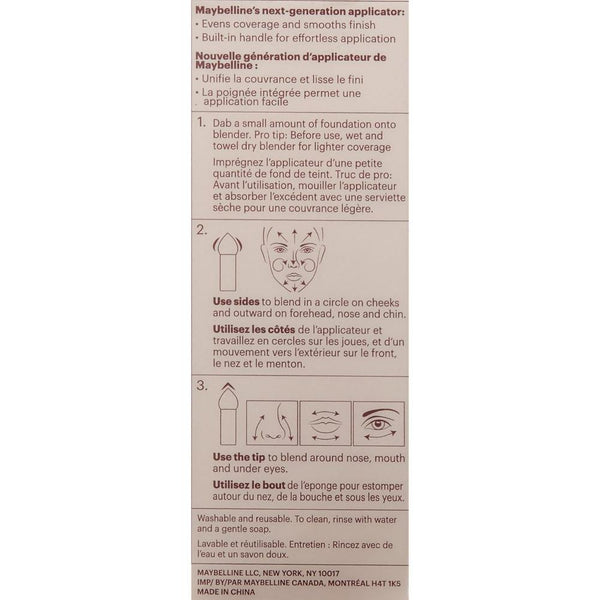 Globe Trotter Maybelline New York Dream Blender Foundation Sponge For Effortless Blending And Precision Application