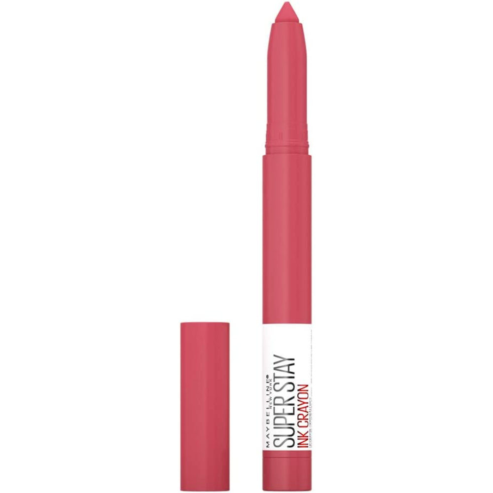 globe trotter Maybelline New York Superstay Matte Ink Crayon Longlasting Pink Lipstick with Precision Applicator 85 Change Is Good