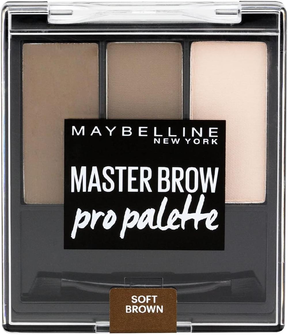 globe trotter Maybelline NewYork Master Brow Pro Palette Kit - Soft Brown