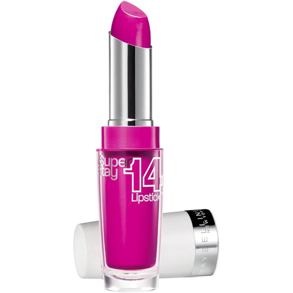 globe trotter Maybelline Superstay 14H Lipstick 160 Fuchsia 3.5 g
