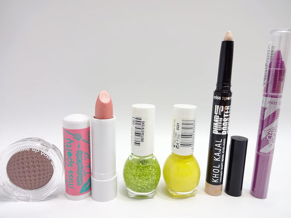 Globe Trotter Miss Sporty 6pc Beauty Make Up In Gift Box Gift Set For Her