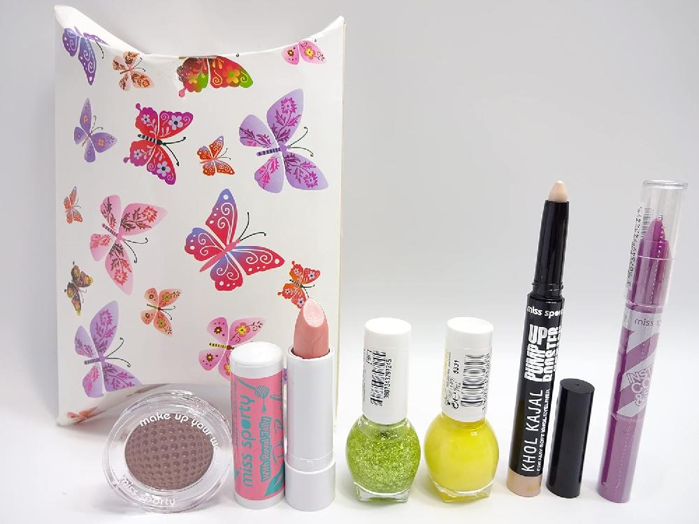 globe trotter Miss Sporty 6pc Beauty Make Up In Gift Box Gift Set For Her globe trotter Miss Sporty 6pc Beauty Make Up In Gift Box Gift Set For Her