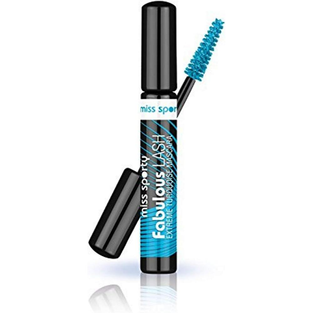 globe trotter Miss Sporty Fabulous Lash Extreme Turquoise Mascara - 002 Extreme Turquoise