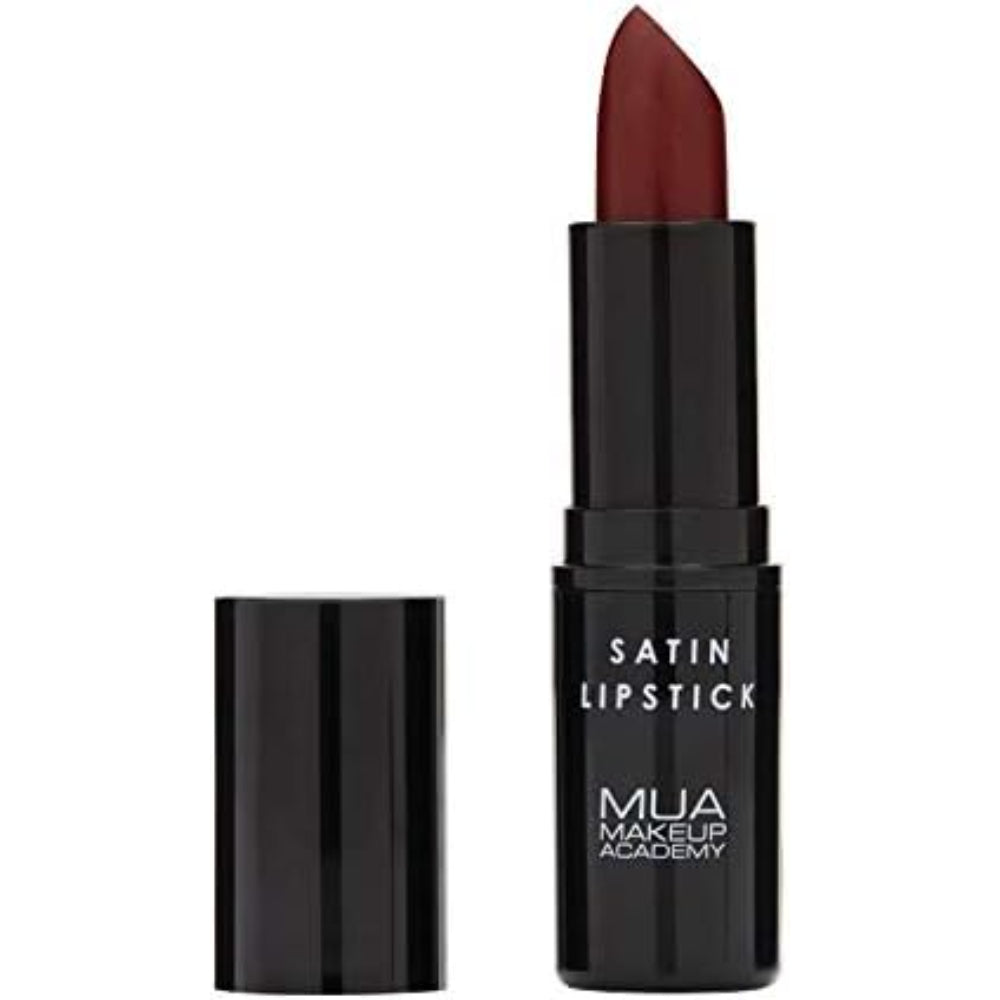 globe trotter MUA Make Up Academy Satin Lipstick Lip Colour Vegan Cosmetics (Agenda)