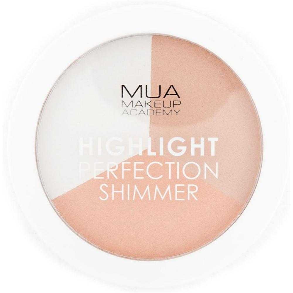 globe trotter MUA MakeUp Academy Highlight Perfection Shimmer or Matte Powder Highlighter Trio (Shimmer - Spotlight Sheen)
