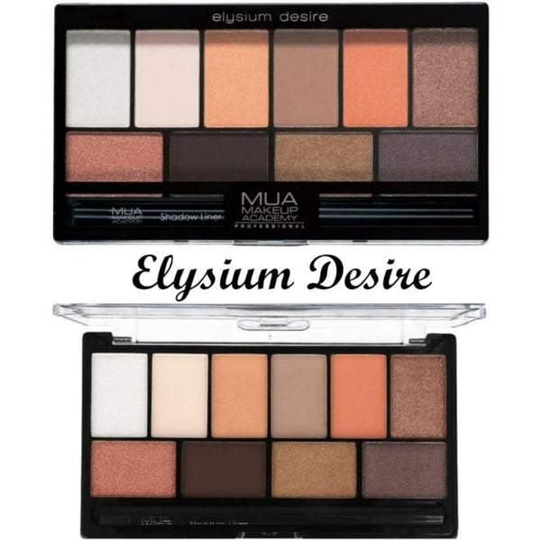 Globe Trotter MUA Professional Make Up - Elysium Desire 10 Shade Eyeshadow Palette