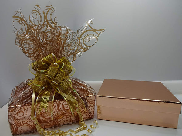 Globe Trotter No7 Glamorous Make Up Gift Box Hamper + Crystal Ring Gift Wrapped Gift Hamper For Her