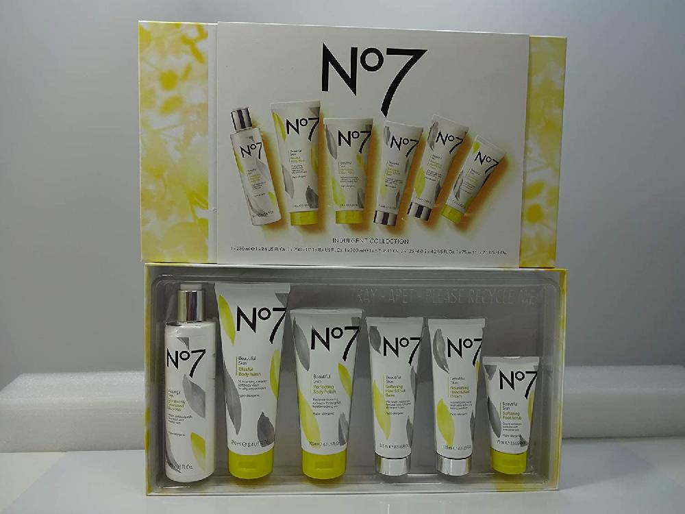 globe trotter No7 Indulgent Collection Skincare Gift Hamper For Her