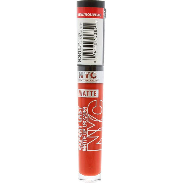 Globe Trotter NYC Show Time Expert Last Matte Lip Lacquer - 830 Orange Red