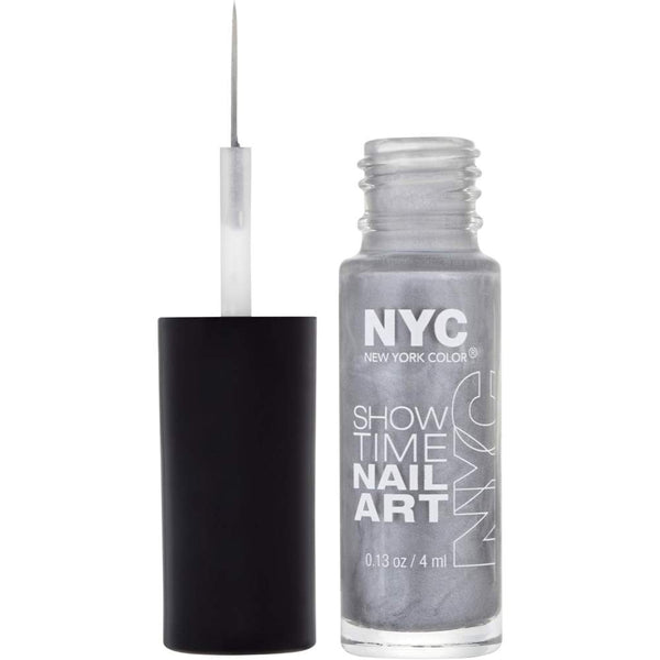 Globe Trotter NYC Showtime Nail Art Number 002 Silverism 4ml