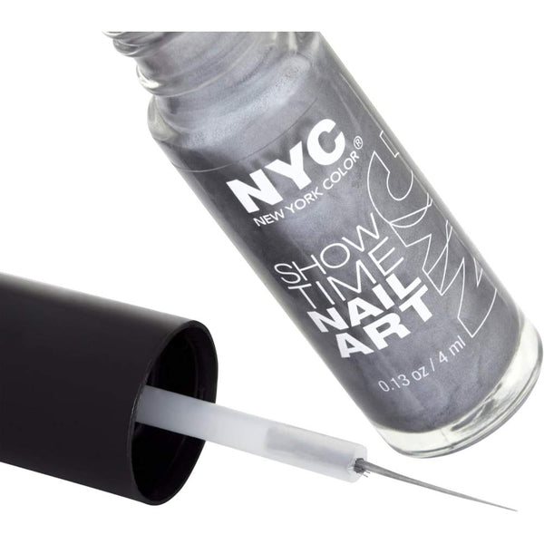 Globe Trotter NYC Showtime Nail Art Number 002 Silverism 4ml