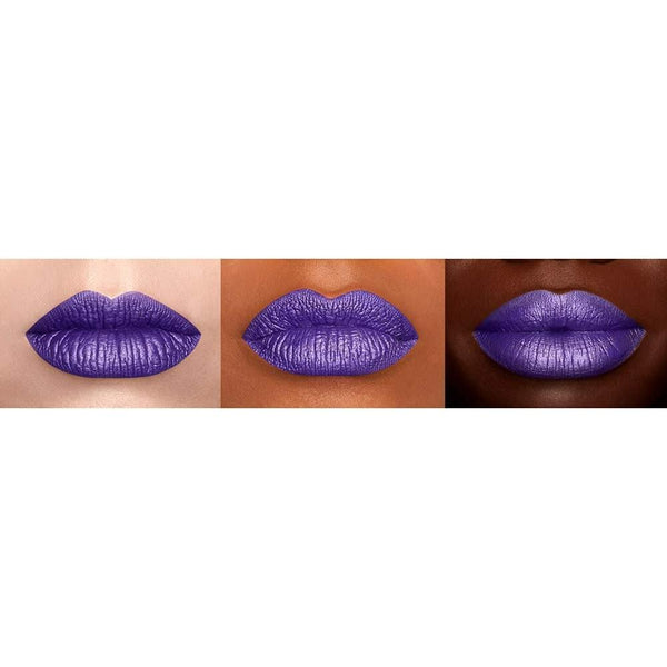 Globe Trotter NYX Liquid Suede Metallic Matte Lipstick Purple Ego LSCL36