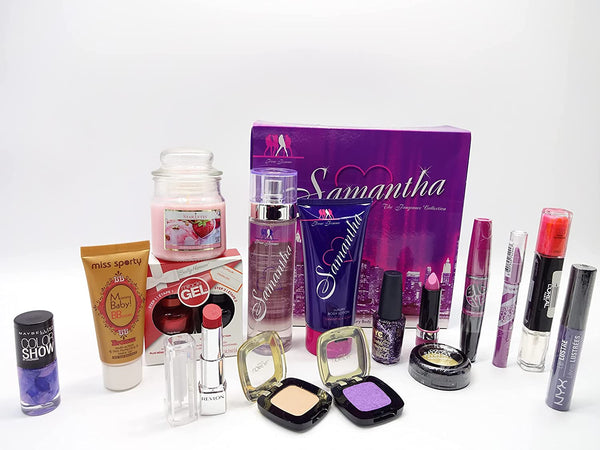 Globe Trotter Perfume Candle & Make Up Gift Box Set For Women Luxury Beauty Bundle Gift Set