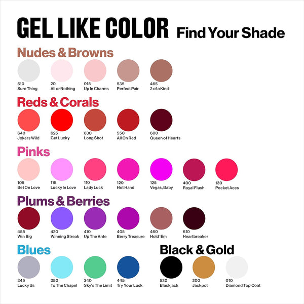 Globe Trotter Revlon ColorStay Gel Envy Nail Polish 625 Get Lucky