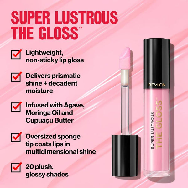 Globe Trotter Revlon Super Lustrous Lipgloss – Lip Gloss 210 Pinkissimo