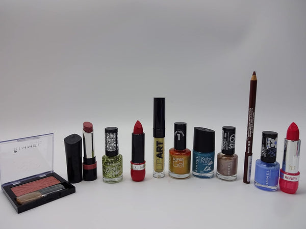 Globe Trotter Rimmel London 11pc Beauty Bundle Make Up Gift Box Set