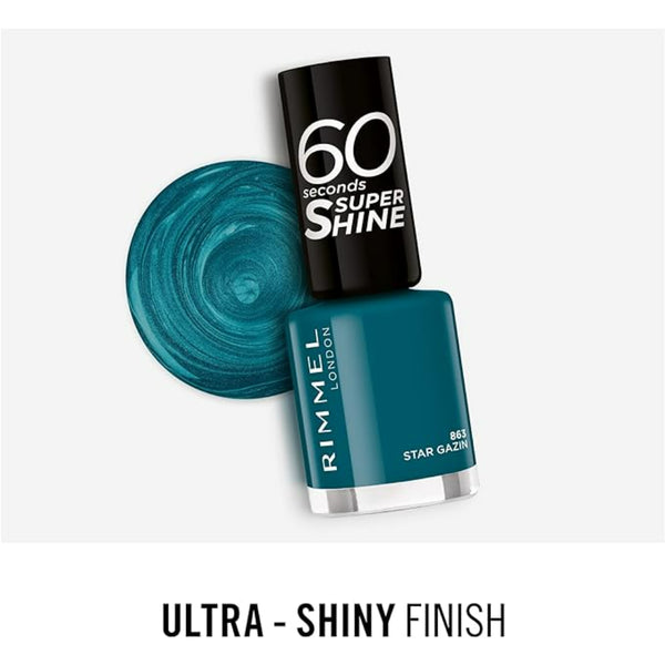 Globe Trotter Rimmel London 60 Seconds Super Shine Nail Polish - 863 Star Gazin