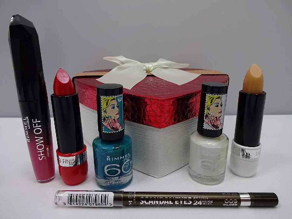 globe trotter Rimmel London Beauty Bundle Box Gift Set 6pc Make Up Kit