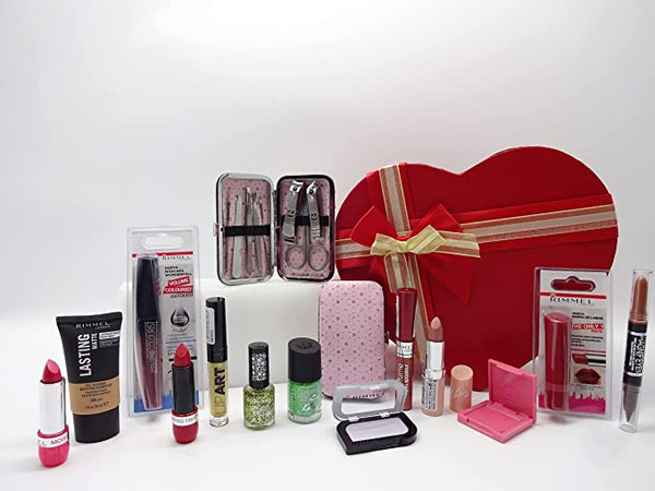 Globe Trotter Rimmel London Glamorous Collection Gift Box Gift Hamper Manicure Tool Kit Included