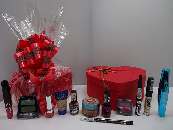 Globe Trotter Rimmel London Luxury 11pc Beauty Gift Box Gift Set Gift Wrapped Gift Hamper + Rimmel Foundation
