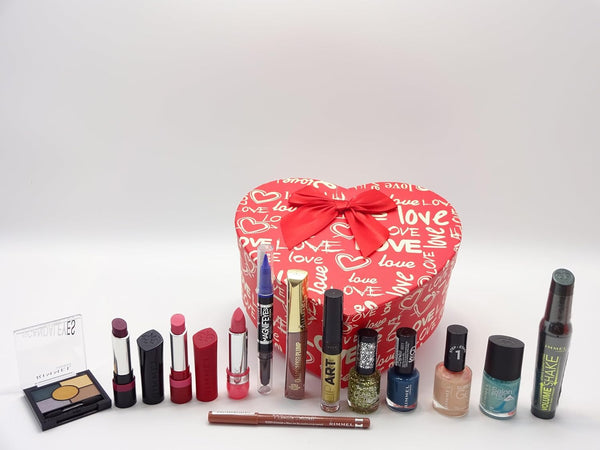 Globe Trotter Rimmel London Luxury Beauty Bundle Gift Hamper For Her Free Crystal Earrings Included