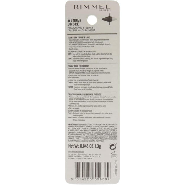 Globe Trotter Rimmel London Wonder Ombre Holographic Eyeliner - 001 Super Nova Sky