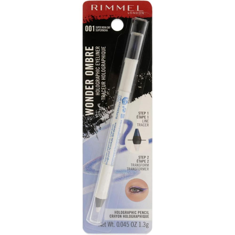 globe trotter Rimmel London Wonder Ombre Holographic Eyeliner - 001 Super Nova Sky