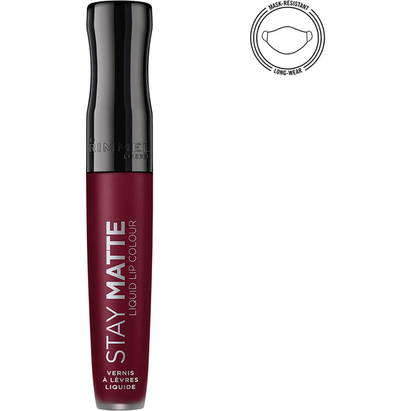 Globe Trotter Rimmel Stay Matte Liquid Lipstick Plum This Show 810