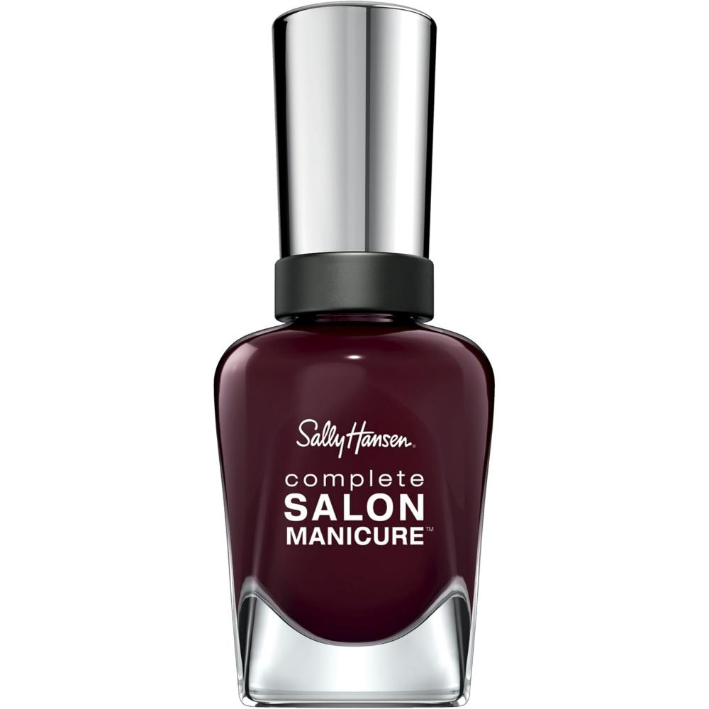 globe trotter Sally Hansen Complete Salon Manicure Nail Polish Rags to Riches Bordeaux Keratin Complex Glossy Colour 416 Limited Edition