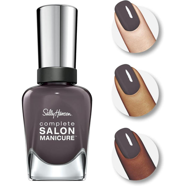 Globe Trotter Sally Hansen No. 445 Talk Is Chic Complete Salon Manicure Nail Polish – New Long-Lasting Formula (14.7 Ml)