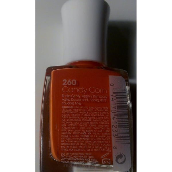 Globe Trotter SALLY HANSEN SUGAR COAT TEXTURED NAIL COLOR #260 CANDY CORN