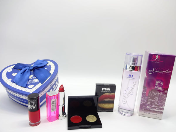 Globe Trotter Samantha For Her 100ml Perfume & Make Up Kit Gift Hamper Beauty Bundle
