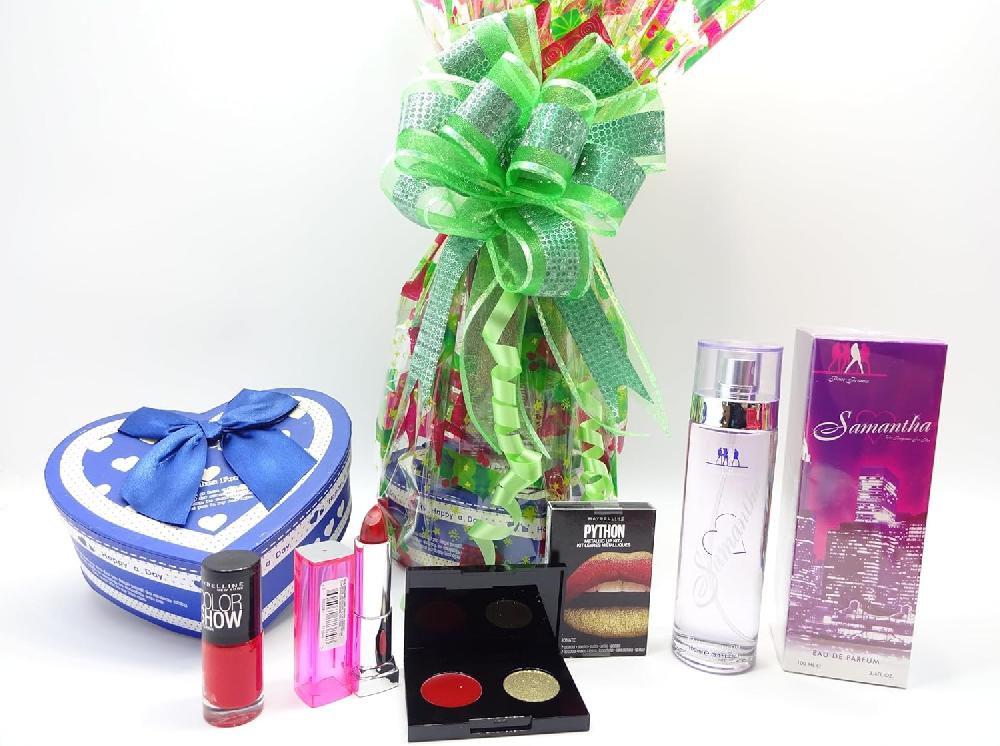 globe trotter Samantha For Her 100ml Perfume & Make Up Kit Gift Hamper Beauty Bundle