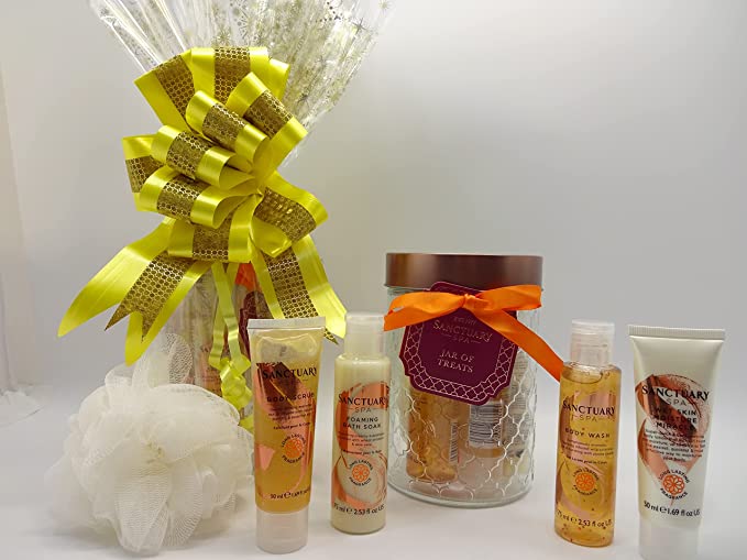 globe trotter Sanctuary Spa Jar Of Treats Gift Hamper Pamper Gift Set for Women