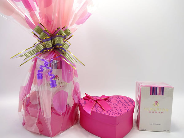 Globe Trotter Superior Women Perfume For Her 100ml (Inspired By Ralph Lauren Romance) & 5pc Make Up Kit Gift Hamper