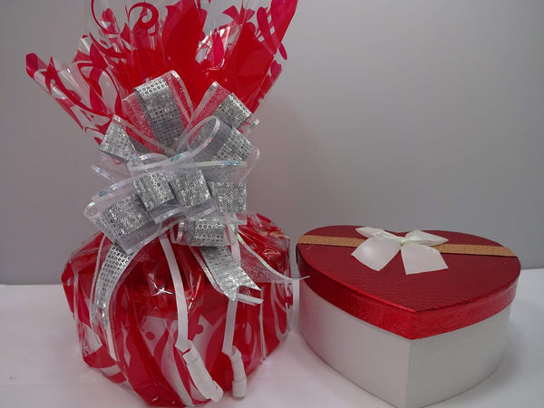 Globe Trotter Valentines Beauty Gift Box Gift Hamper 10pc Make Up Beauty Box Gift Wrapped Gift Hamper + Manicure Kit