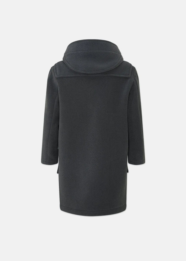 Gloverall Children's Herringbone Wool Duffle Coat Grey