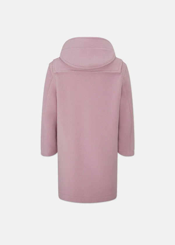 Gloverall Children's Herringbone Wool Duffle Coat Rose