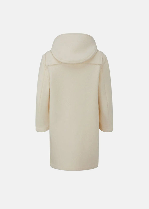 Gloverall Children's Herringbone Wool Duffle Coat Winter White