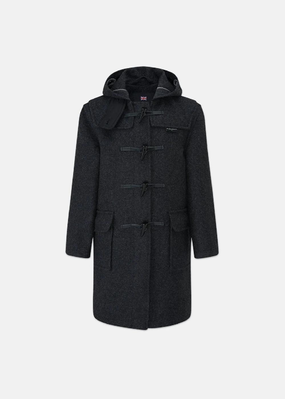 gloverall Children's Melton Wool Duffle Coat Charcoal