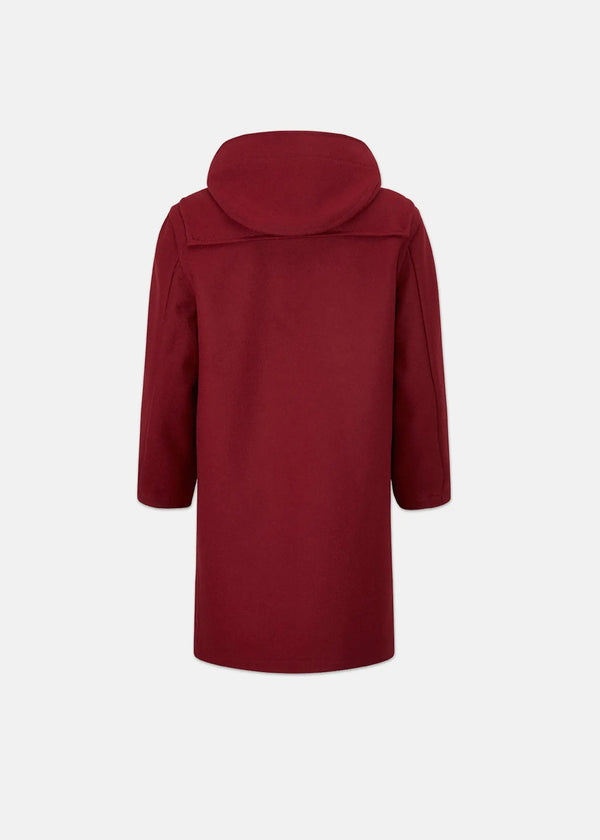 Gloverall Children's Melton Wool Duffle Coat Cranberry