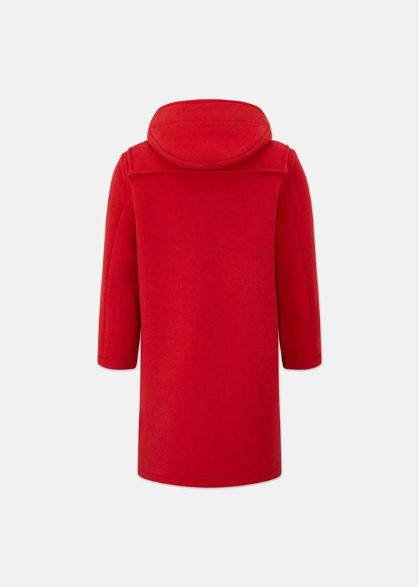 Gloverall Children's Melton Wool Duffle Coat Red