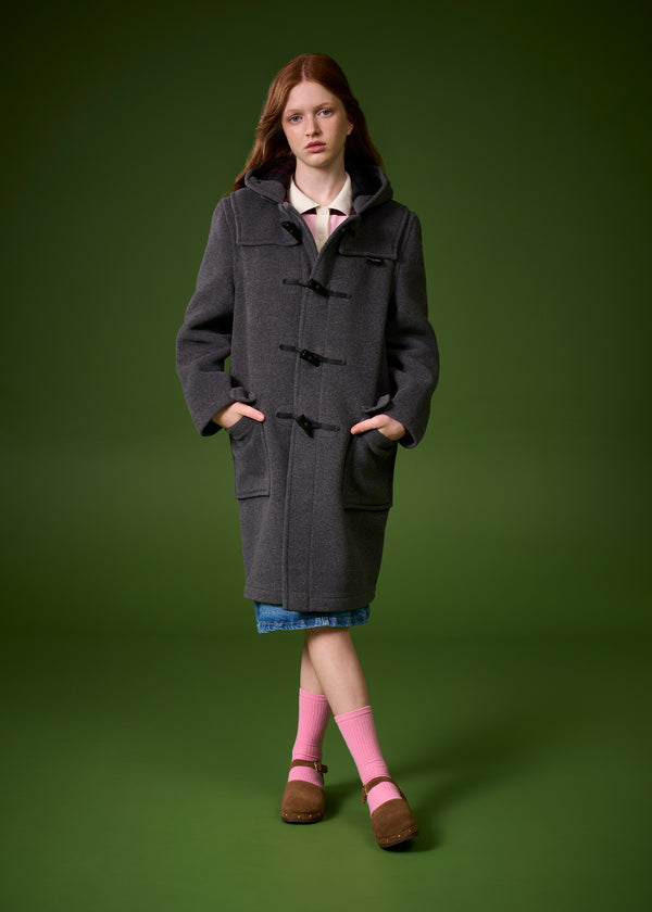 Gloverall Children's Original Duffle Coat Grey
