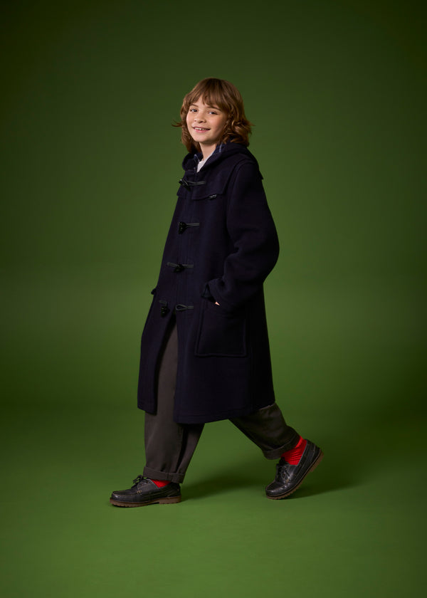 Gloverall Children's Original Duffle Coat Navy