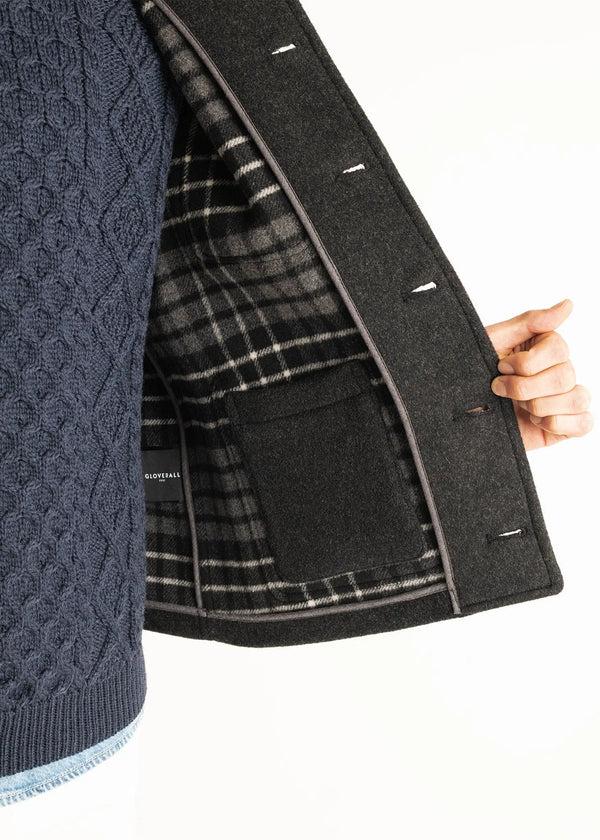 Gloverall Men's Ainslie Donkey Jacket Charcoal