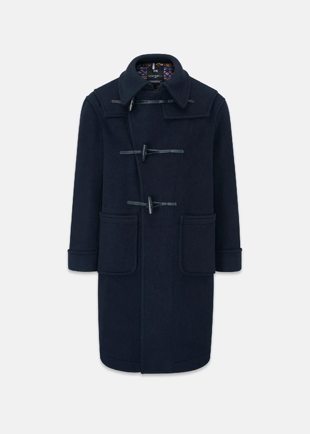 gloverall Men's Byron Duffle Coat Navy
